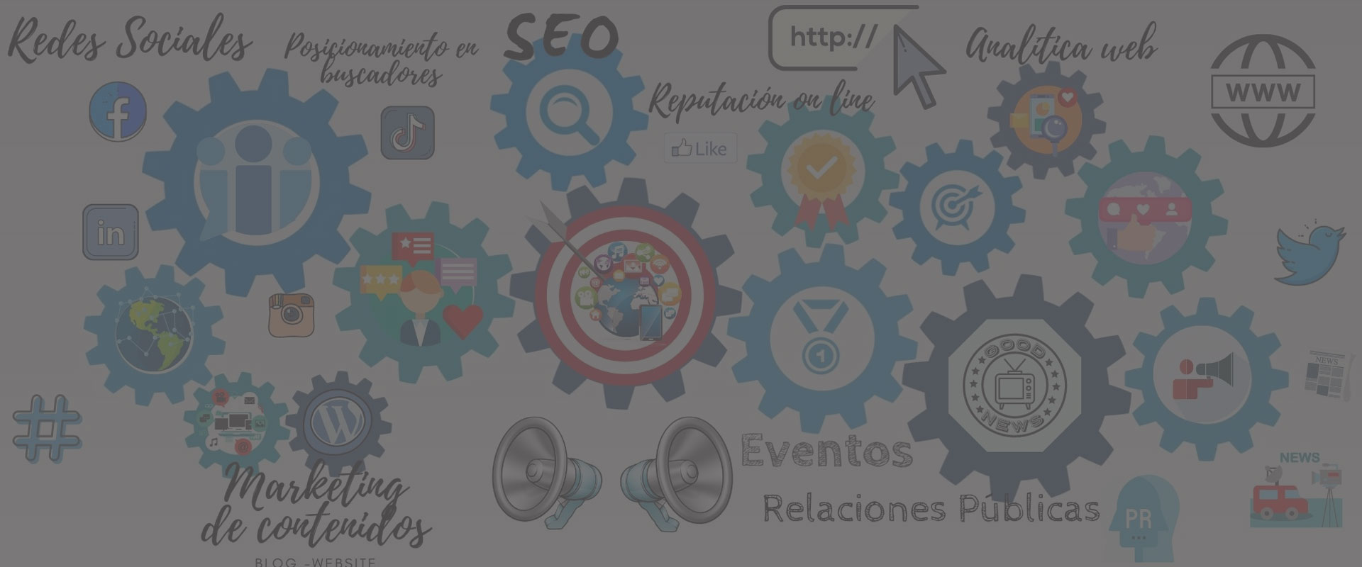 Somos especialistas en Relaciones Públicas, Marketing de contenidos y gestión de redes sociales