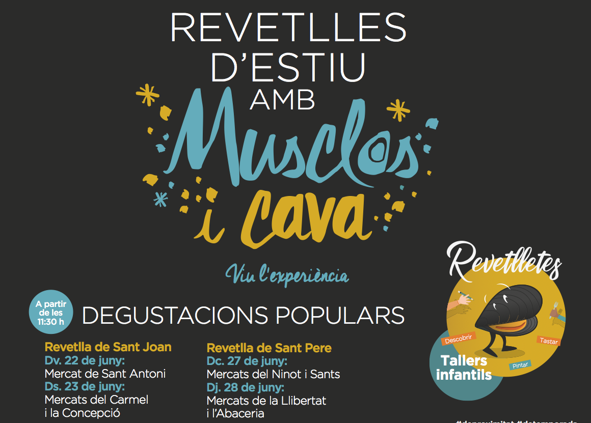 Imatge de la darrere edició, l'any 2018 de Revetlles d'Estiu amb Musclos i Cava